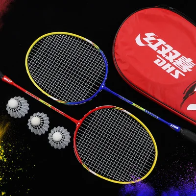 aluminum alloy lovers Badminton rackettype double racket badminton is resistant to adults
aluminum alloy lovers Badminton rackettype double racket badminton is resistant to adults