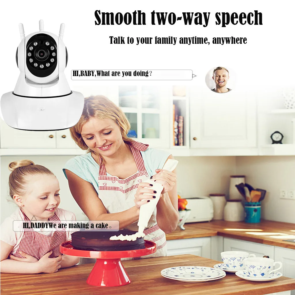 720p HD IP Camera with Motion Tracker/2-Way Audio/Night Vision/APP Remote Wireless Mini Camera Night Vision CCTV Camera Auto
720p HD IP Camera with Motion Tracker/2-Way Audio/Night Vision/APP Remote Wireless Mini Camera Night Vision CCTV Camera Auto