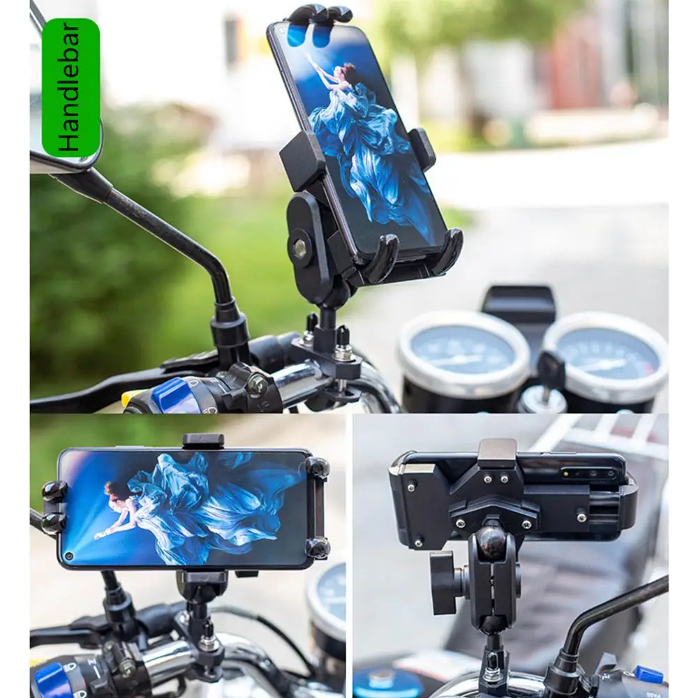 A03 Universal Motorcycle Bike Mobile Phone Holder Aluminum Bicycle Riding Bracket GPS Mount Handlebar Side Mirror Stand Support
A03 Universal Motorcycle Bike Mobile Phone Holder Aluminum Bicycle Riding Bracket GPS Mount Handlebar Side Mirror Stand Support