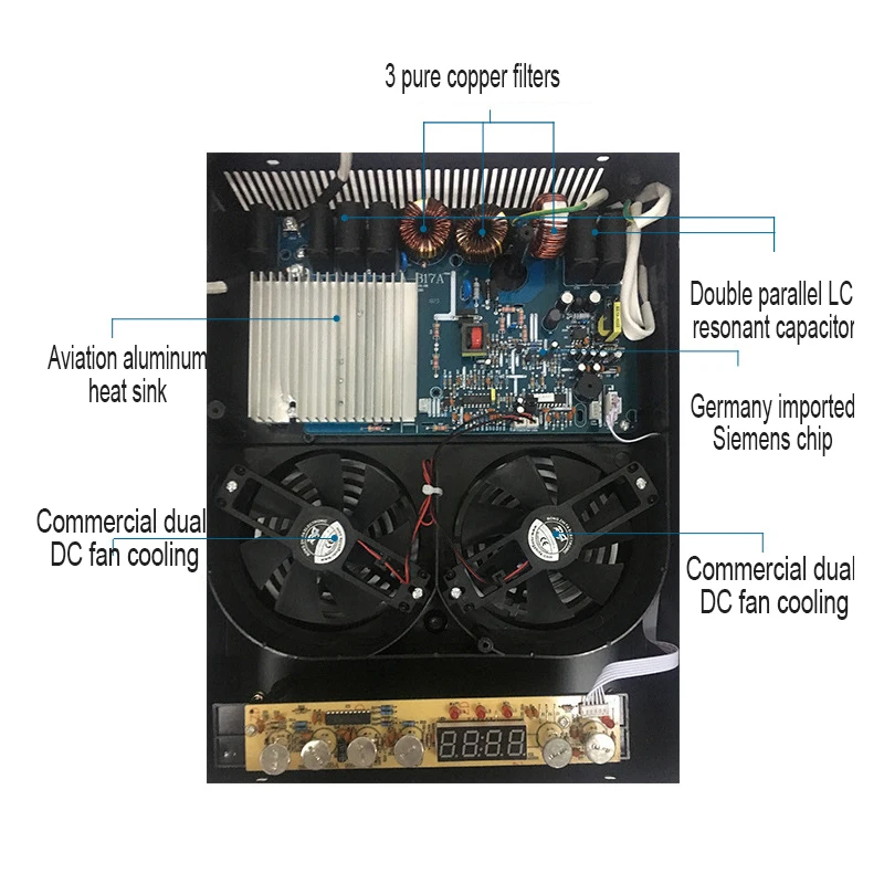 Стальное StoveHotpot плита горелки 110/220V 3500W Водонепроницаемый встроенный