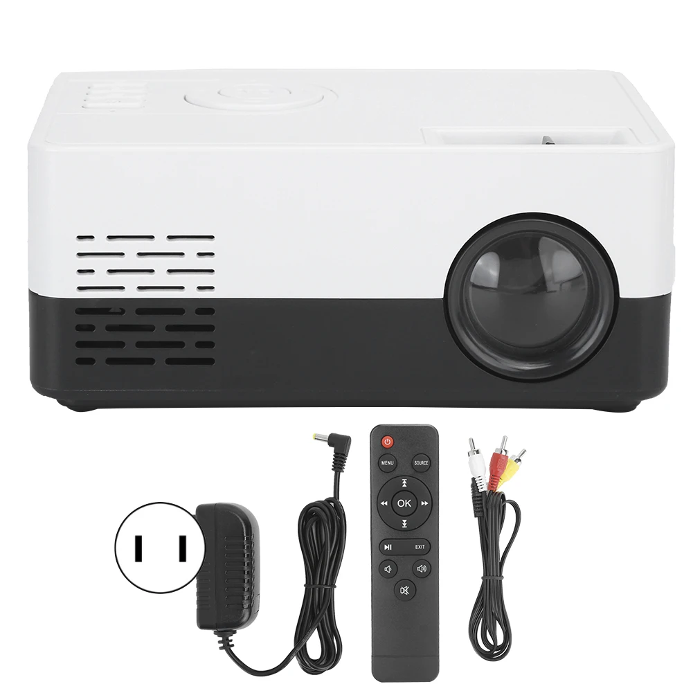1080p Full High Definition Portable Mini Projector Smart Home Theater Black White 100‑240VUS Plug
1080p Full High Definition Portable Mini Projector Smart Home Theater Black White 100‑240VUS Plug