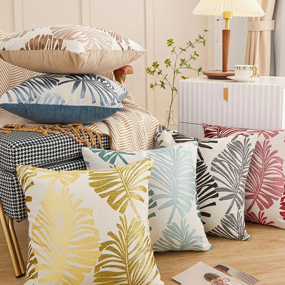 Plant Pattern Linen Pillow Case Style Palm Leaf Pattern Watercolor Oil Painting Throw Pillows Sofa Pillow Case Home Decor
Plant Pattern Linen Pillow Case Style Palm Leaf Pattern Watercolor Oil Painting Throw Pillows Sofa Pillow Case Home Decor