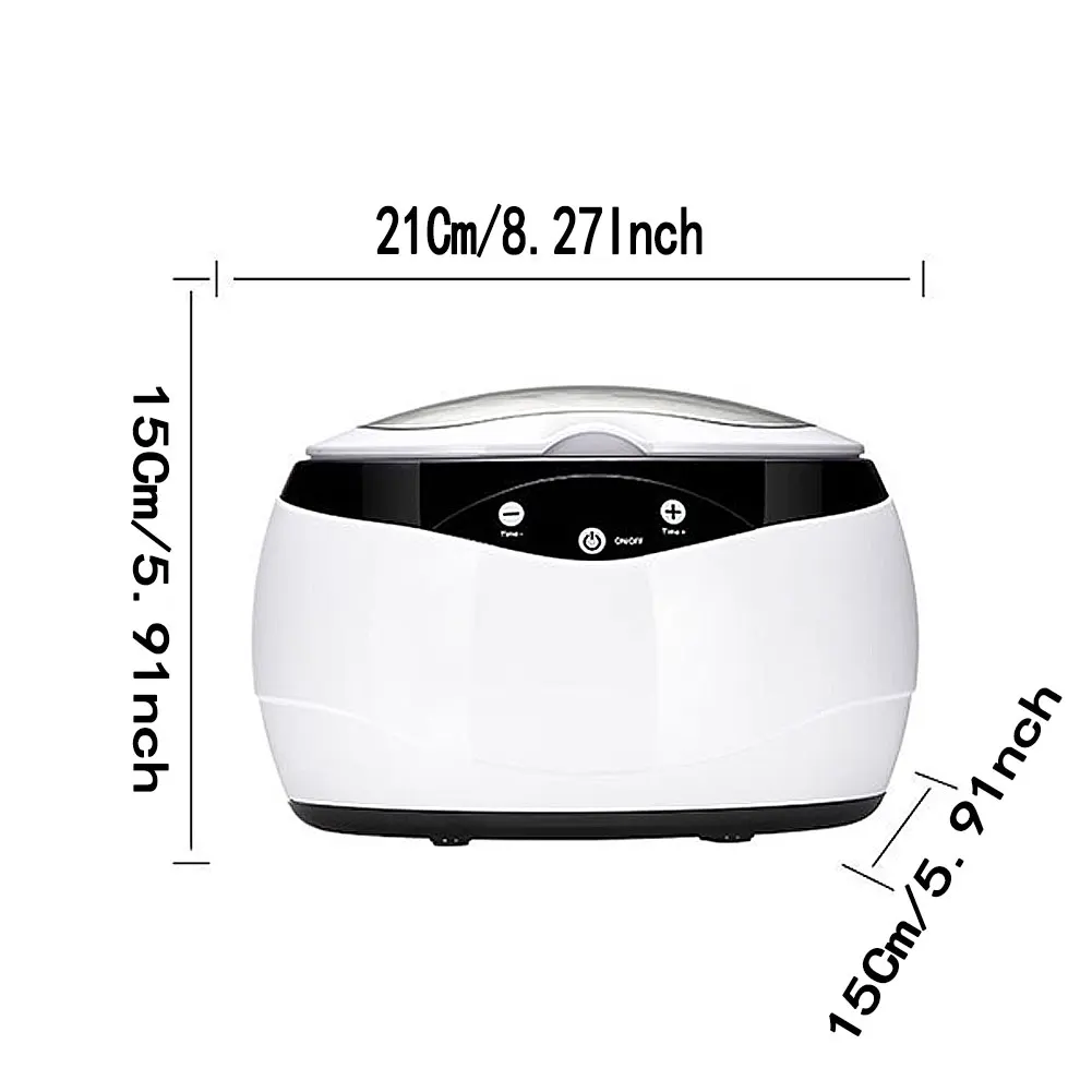 650ML Sonic Jewelry Cleaner Portable Household Small Jewelry Clean Machine for Watch Eyeglasses Rings Coins Home Tool
650ML Sonic Jewelry Cleaner Portable Household Small Jewelry Clean Machine for Watch Eyeglasses Rings Coins Home Tool