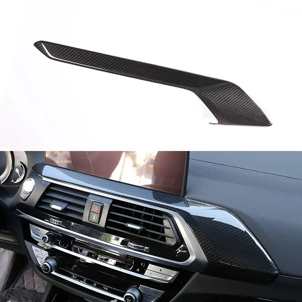 For BMW X3 X4 G01 G02 2018 - 2020 Dry Carbon Fiber Car Interior Air Conditioning Air Outlet Above Decoration Cover Accessories
For BMW X3 X4 G01 G02 2018 - 2020 Dry Carbon Fiber Car Interior Air Conditioning Air Outlet Above Decoration Cover Accessories