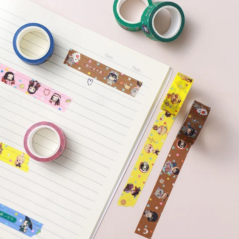 1PC Anime Demon Slayer Decor Washi Masking Tape Crafts Anime Cartoon Adhesive Paper Tape Stickers Diy Scrapbooking Masking Tape
1PC Anime Demon Slayer Decor Washi Masking Tape Crafts Anime Cartoon Adhesive Paper Tape Stickers Diy Scrapbooking Masking Tape