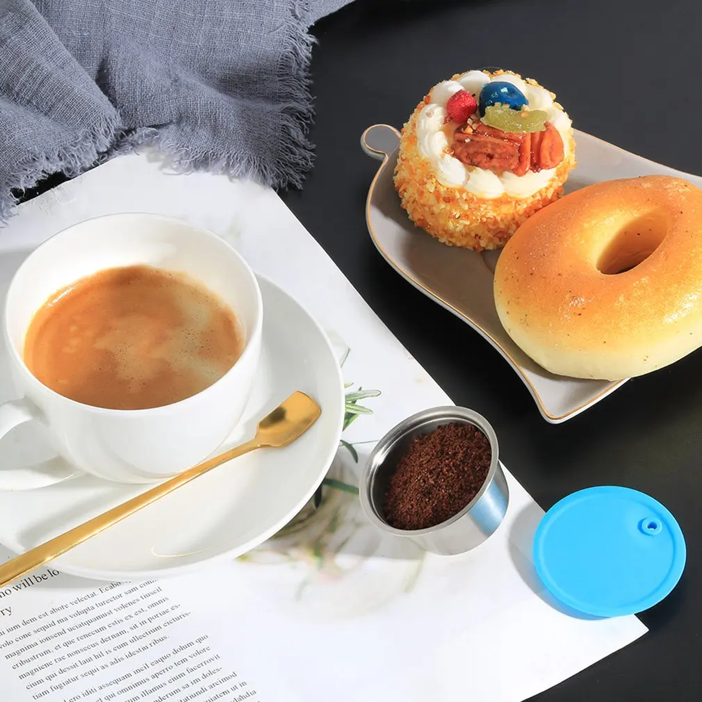 Refillable Coffee Capsule Stainless Steel Coffee Filter Reusable Filter Cup Coffee Machine Maker Coffee Filter
Refillable Coffee Capsule Stainless Steel Coffee Filter Reusable Filter Cup Coffee Machine Maker Coffee Filter