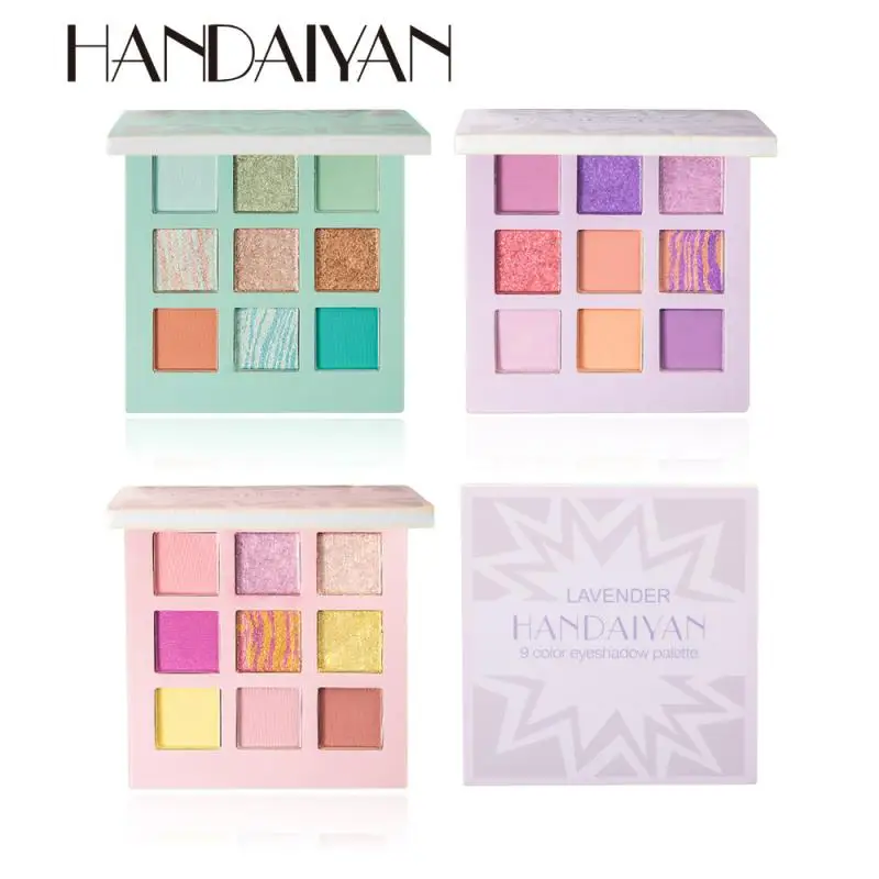 HANDAIYAN 9 Colors Shimmer Glitter Pearlescent Eye Shadow Palette Matte Eyeshadow Powder Natural Makeup Eyes Cosmetics TSLM1
HANDAIYAN 9 Colors Shimmer Glitter Pearlescent Eye Shadow Palette Matte Eyeshadow Powder Natural Makeup Eyes Cosmetics TSLM1