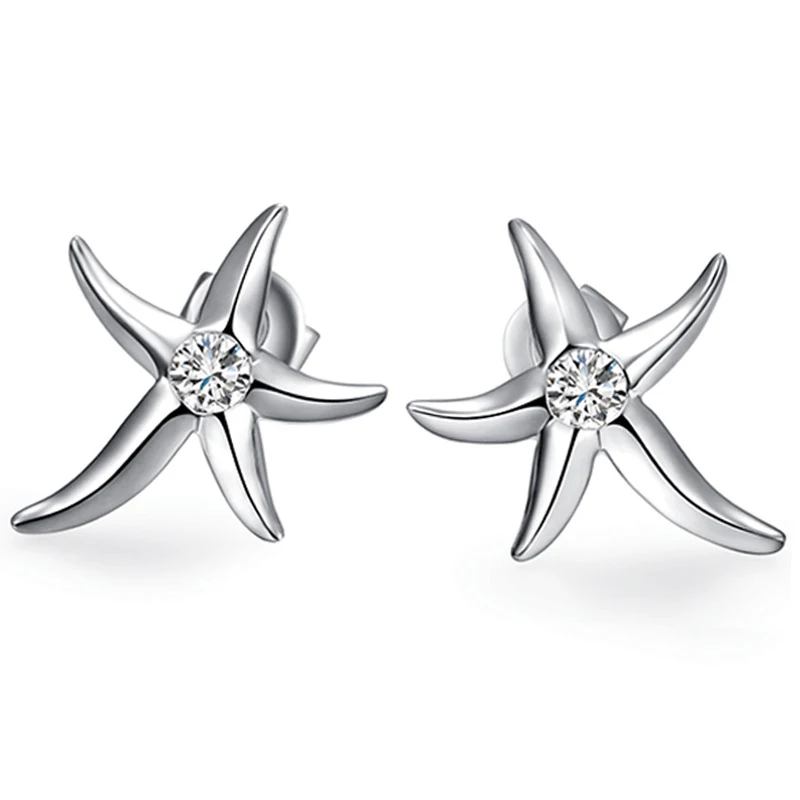2021 new personality 925 sterling silver little starfish earrings zircon women jewelry
2021 new personality 925 sterling silver little starfish earrings zircon women jewelry