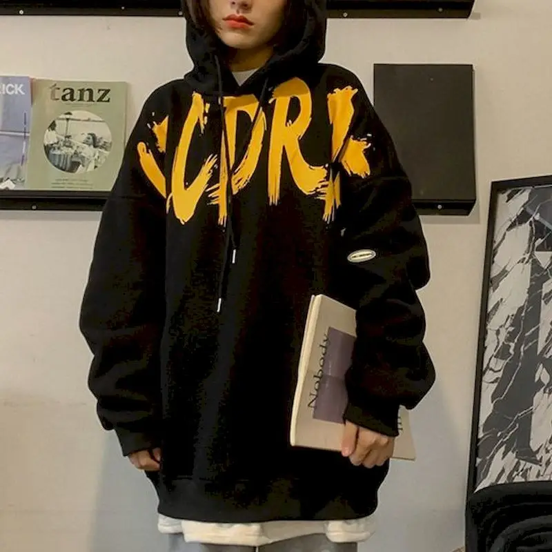 Hoodies Women's Sweatshirt Autumn and Winter Mid-length Plus Velvet Thick Hooded Hoodies Korean Version Loose and Lazy 2021 Fash
Hoodies Women's Sweatshirt Autumn and Winter Mid-length Plus Velvet Thick Hooded Hoodies Korean Version Loose and Lazy 2021 Fash