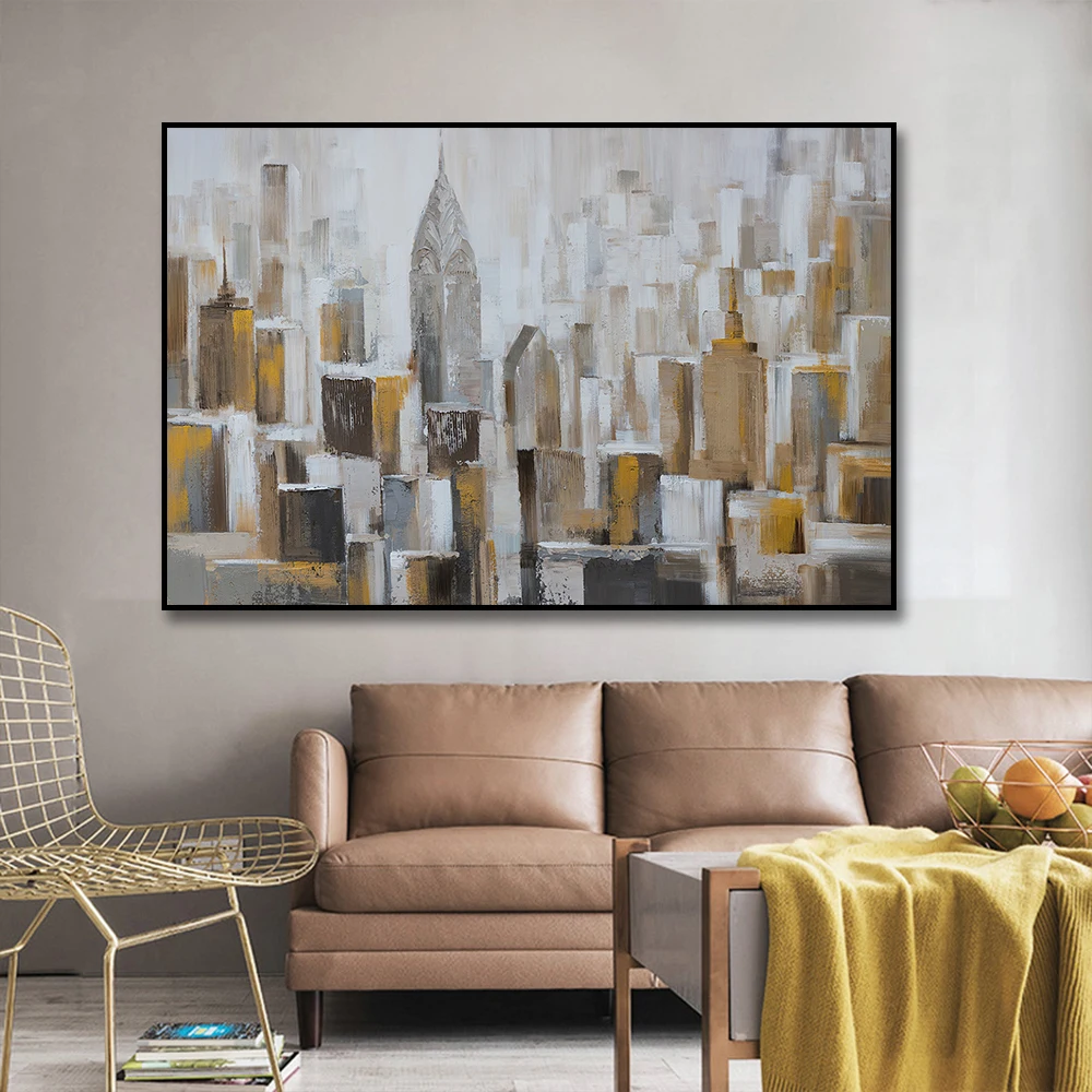 Abstract City Landscape Painting Wall Canvas Decoration for Living Room Frameless Wall Art Prints Pictures
Abstract City Landscape Painting Wall Canvas Decoration for Living Room Frameless Wall Art Prints Pictures