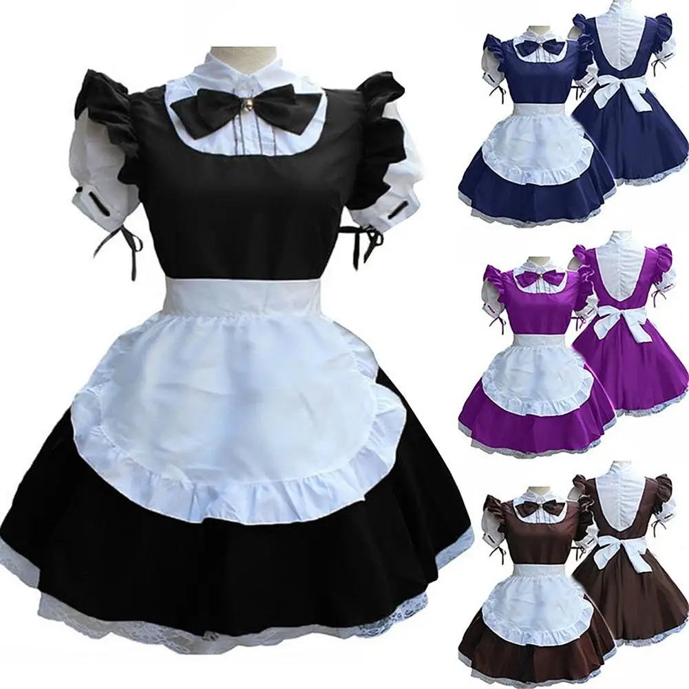Women Short Sleeve Large Hem Color Block Lolita Dress Anime Maid Cosplay Costume Lolita Dress Anime Maid Cosplay Costume
Women Short Sleeve Large Hem Color Block Lolita Dress Anime Maid Cosplay Costume Lolita Dress Anime Maid Cosplay Costume
