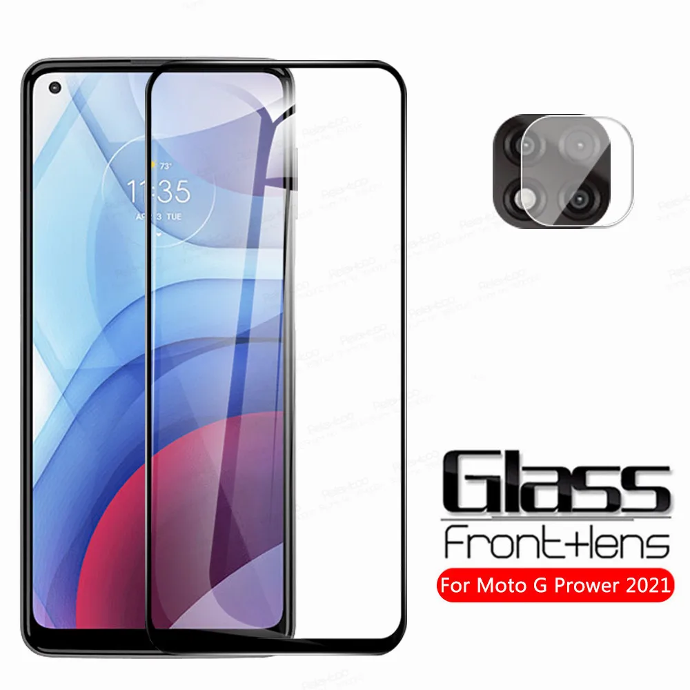 Закаленное стекло для камеры Motorola Moto G Power GPower 2021 Stylus G9 Plus Play защита экрана 9D