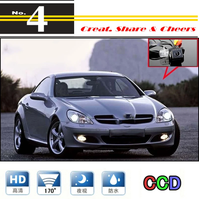 Автомобильная камера для Mercedes Benz MB SLK320 SLK300 SLK280, Высококачественная камера заднего вида для настройки PAL / NTSC | CCD + RCA
Автомобильная камера для Mercedes Benz MB SLK320 SLK300 SLK280, Высококачественная камера заднего вида для настройки PAL / NTSC | CCD + RCA