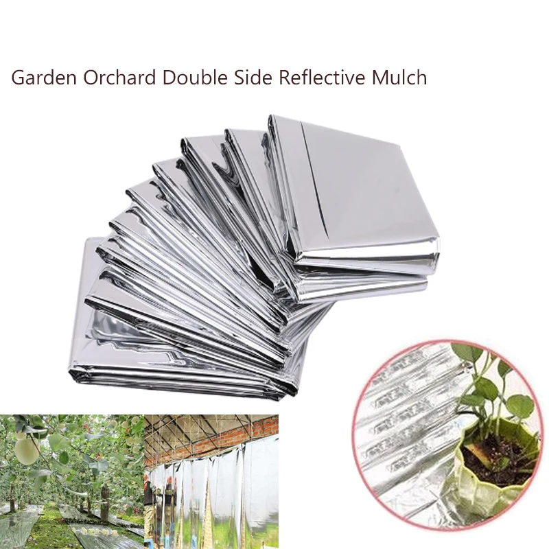 New Silver Plant Hydroponic Highly Reflective Mylar Film Grow Light Accessories Greenhouse Reflectance Coating Plant Covers
New Silver Plant Hydroponic Highly Reflective Mylar Film Grow Light Accessories Greenhouse Reflectance Coating Plant Covers