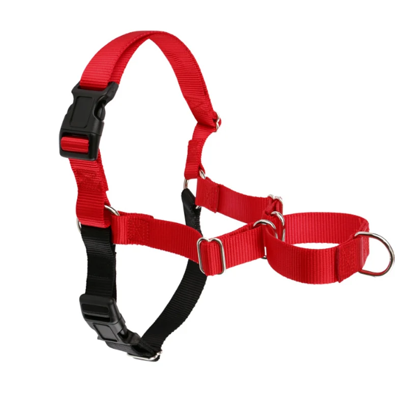 Adjustable Nylon dog Harness with Reflective No-Pull Harness Strees-free Walks with Your Pets Suiteble for Labrador 
Adjustable Nylon dog Harness with Reflective No-Pull Harness Strees-free Walks with Your Pets Suiteble for Labrador