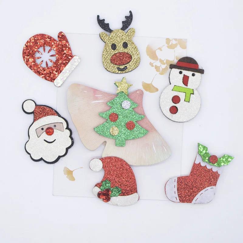 10/20Pcs Padded Applique Santa Claus Snowman Hat Gloves Socks Elk Tree for DIY Christmas Hair Clips Bow Accessories Decor P71
10/20Pcs Padded Applique Santa Claus Snowman Hat Gloves Socks Elk Tree for DIY Christmas Hair Clips Bow Accessories Decor P71