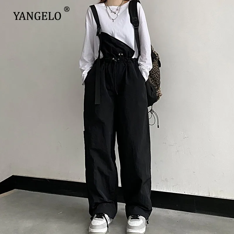 Yangelo Harajuku Trousers Women's Fall Detachable Loose Overalls Straight Wide-leg Casual Pants for Girls Cottagecore Sweatpants
Yangelo Harajuku Trousers Women's Fall Detachable Loose Overalls Straight Wide-leg Casual Pants for Girls Cottagecore Sweatpants