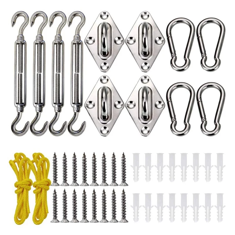 Набор инструментов для защиты от солнца Shade Sail, набор инструментов из нержавеющей стали для установки прямоугольной и квадратной паруса с т...
Набор инструментов для защиты от солнца Shade Sail, набор инструментов из нержавеющей стали для установки прямоугольной и квадратной паруса с т...