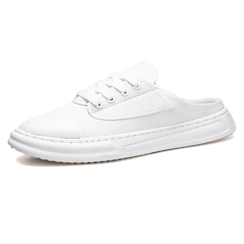 XUEBOOT Male Outdoor Casual Half-Drag 2021 Summer Fashion White Flat Indoor Slippers 39-44size Slip On Lazy Canvas Shoes For Man
XUEBOOT Male Outdoor Casual Half-Drag 2021 Summer Fashion White Flat Indoor Slippers 39-44size Slip On Lazy Canvas Shoes For Man