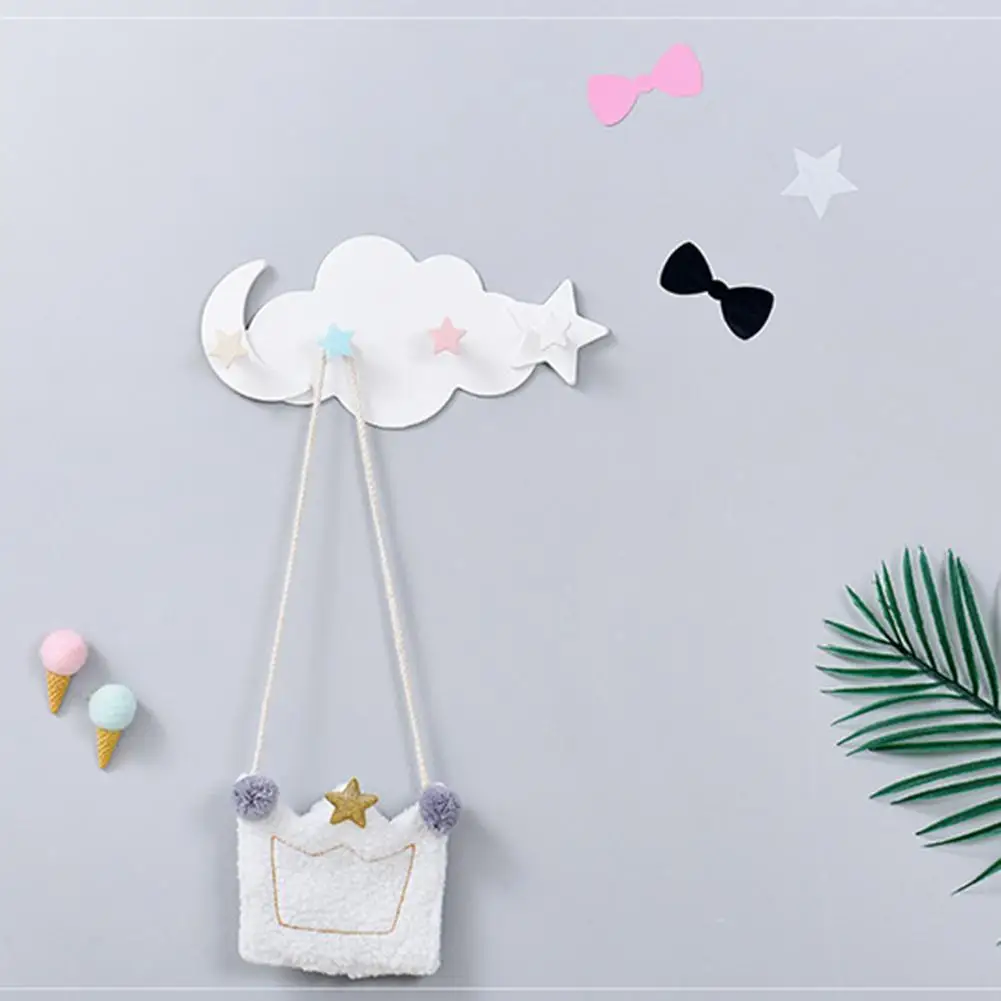 Wall Mounted Key Clothes Holder Creative Star Moon Cloud Shape Nail Free 4 Hooks Moisture Proof Multi Functional Hooks Hanger
Wall Mounted Key Clothes Holder Creative Star Moon Cloud Shape Nail Free 4 Hooks Moisture Proof Multi Functional Hooks Hanger