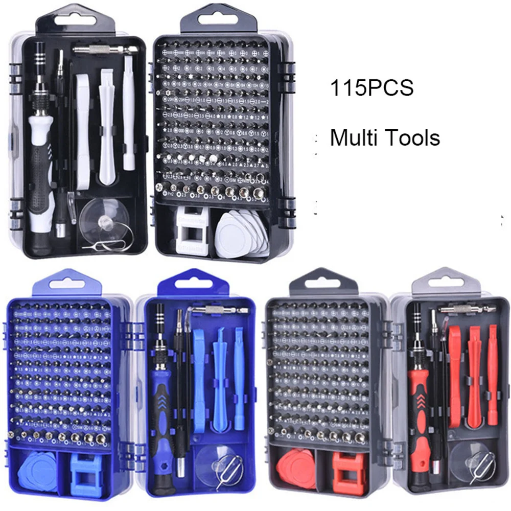 115 in 1 Mobile Phone Repair Tools Opening Screwdriver Set for iPhone MacBook PC Computer Disassemble Hand Tool Kit Opening Tool 
115 in 1 Mobile Phone Repair Tools Opening Screwdriver Set for iPhone MacBook PC Computer Disassemble Hand Tool Kit Opening Tool