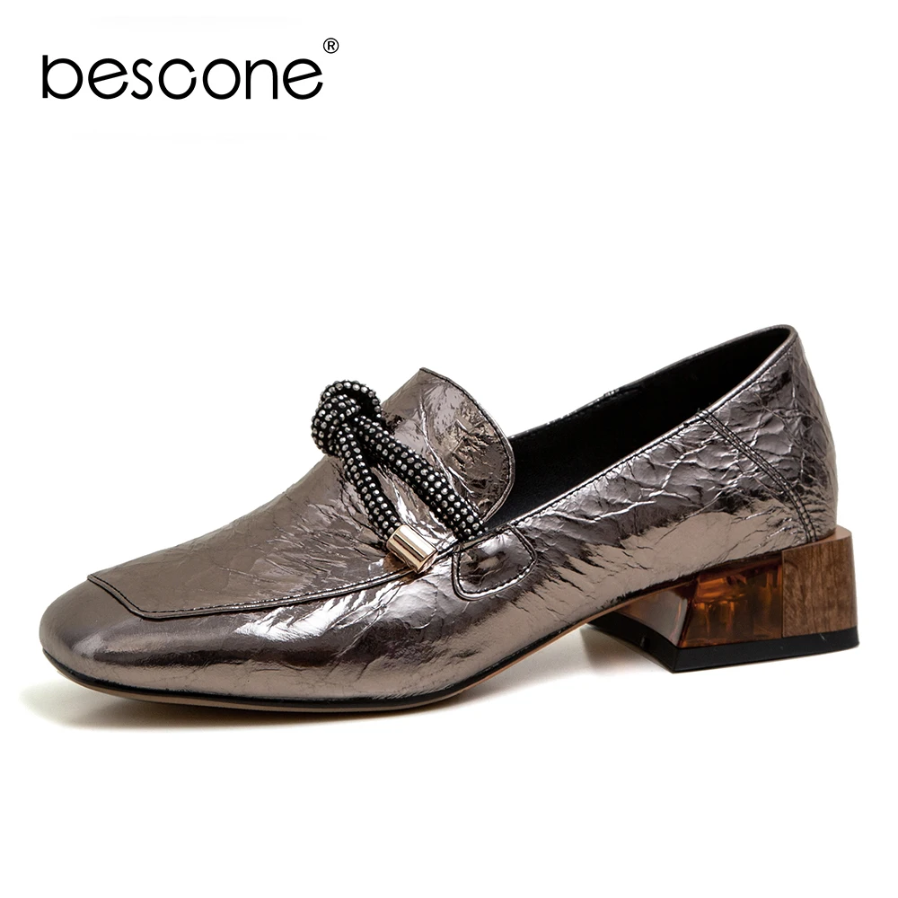 BESCONE Casual Women Pumps Office Textured Butterfly Knot Decoration Comfortable Ladies High Quality Shoes Handmade Pumps BO483
BESCONE Casual Women Pumps Office Textured Butterfly Knot Decoration Comfortable Ladies High Quality Shoes Handmade Pumps BO483