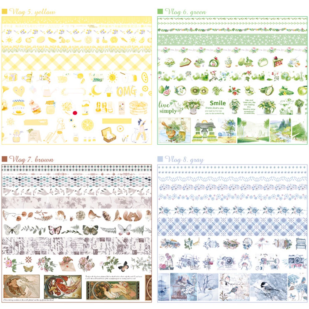 100 Pcs/Set Decorative Washi Tape Cute Flower Masking Tape Paper Adhesive Tape Diary Stationery DIY Sticker Scrapbooking
100 Pcs/Set Decorative Washi Tape Cute Flower Masking Tape Paper Adhesive Tape Diary Stationery DIY Sticker Scrapbooking