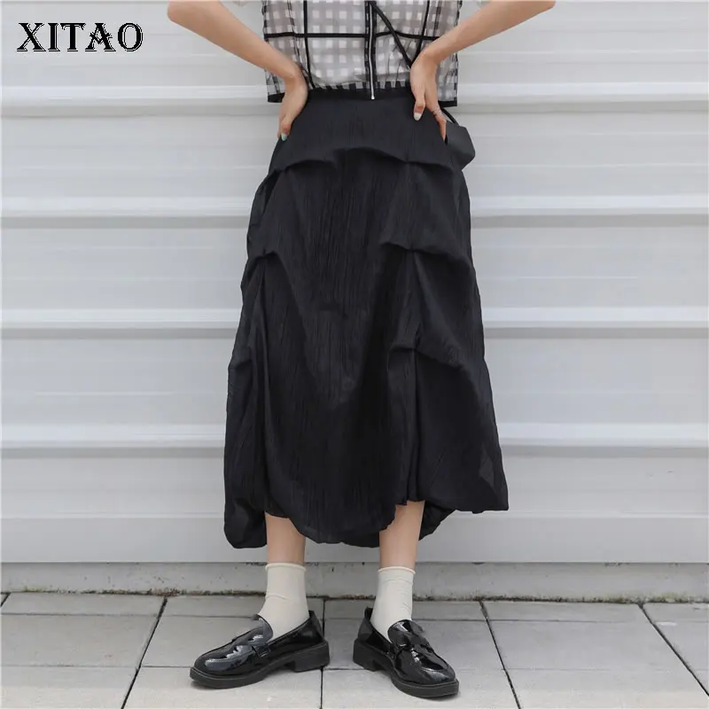 XITAO Black Skirt Fashion New Women Pocket Elastic Waist 2021 Summer Pleated Goddess Fan Casual Pleated Patchwork Skirt CLL1362
XITAO Black Skirt Fashion New Women Pocket Elastic Waist 2021 Summer Pleated Goddess Fan Casual Pleated Patchwork Skirt CLL1362