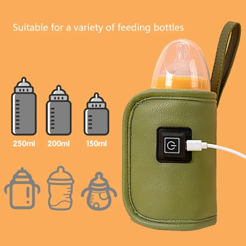 Портативный подогреватель для детских бутылочек кожаное автомобильное зарядное