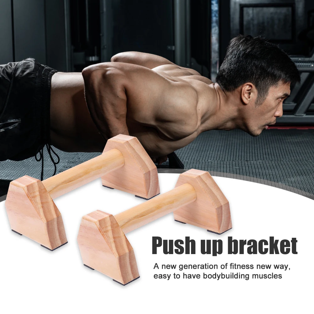 1 Pair Parallettes Gymnastics Calisthenics Handstand Bar Wooden Fitness Exercise Tools Training Gear Push-Ups Double Rod Stand
1 Pair Parallettes Gymnastics Calisthenics Handstand Bar Wooden Fitness Exercise Tools Training Gear Push-Ups Double Rod Stand