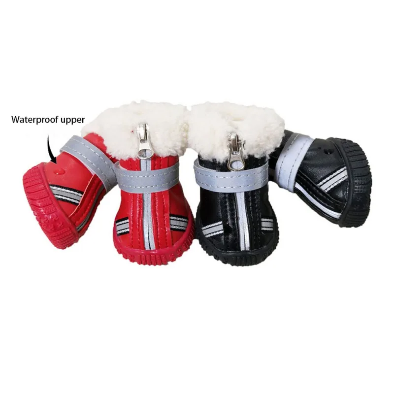 Winter Anti-slip Dog Snow Boots Winter Reflective Pet Shoes Warm Dog Footwear Thick Warm For Chihuahua Dogs Puppy Dog Booties
Winter Anti-slip Dog Snow Boots Winter Reflective Pet Shoes Warm Dog Footwear Thick Warm For Chihuahua Dogs Puppy Dog Booties
