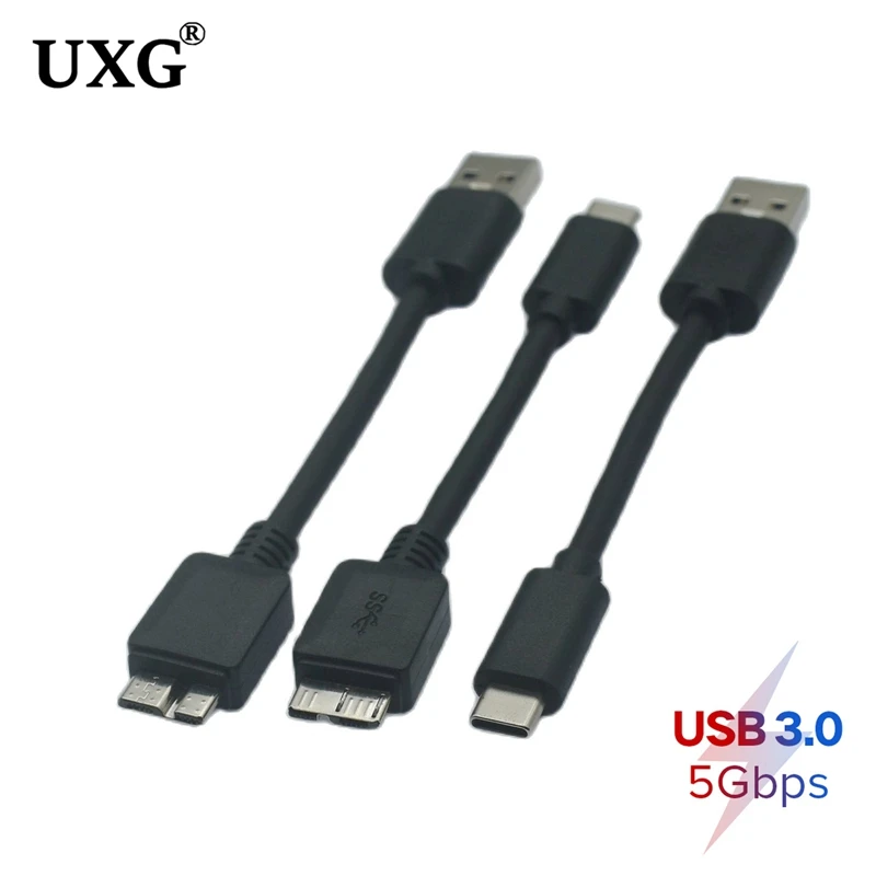 Кабель Micro B USB C 3 0/USB 0 10 см 5 Гбит/с | Электроника