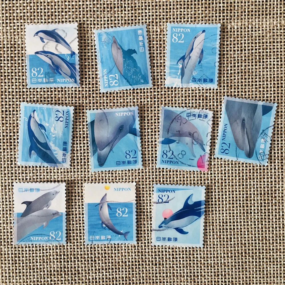 10Pcs/Set 2019 Japan Post Stamps Marine Organism Dolphin III Marked Postage Stamps for Collecting
10Pcs/Set 2019 Japan Post Stamps Marine Organism Dolphin III Marked Postage Stamps for Collecting