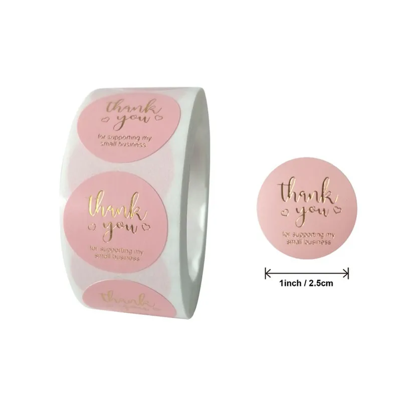 5000pcs/pack hot stamping pink round handmade label with "THANK YOU" for wholesale Cup gift decoration
5000pcs/pack hot stamping pink round handmade label with "THANK YOU" for wholesale Cup gift decoration