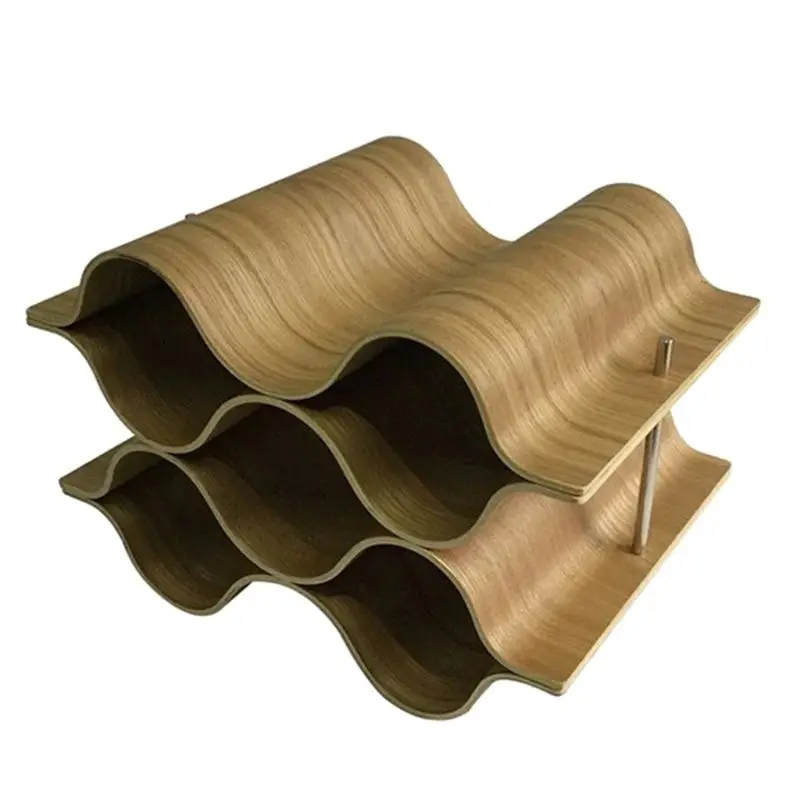 Wooden Wave Wine Rack Freestanding For Table, Bar Or Counter Modern Minimalist Design Sweet And Dry Wines For Small Home T5EB
Wooden Wave Wine Rack Freestanding For Table, Bar Or Counter Modern Minimalist Design Sweet And Dry Wines For Small Home T5EB