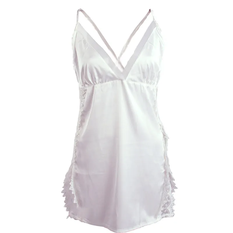 Elegant Nylon Lace Suspender Pajamas Nightgowns Female Sexy Sleeveless Sling Top Sheer Mesh Split Sleepshirts for Summer Spring
Elegant Nylon Lace Suspender Pajamas Nightgowns Female Sexy Sleeveless Sling Top Sheer Mesh Split Sleepshirts for Summer Spring