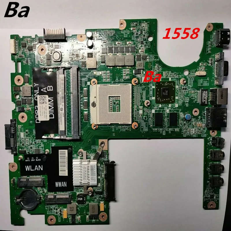 Материнская плата для ноутбука Dell Studio 1558 полностью протестирована без независимой видеокарты ЦП
Материнская плата для ноутбука Dell Studio 1558 полностью протестирована без независимой видеокарты ЦП