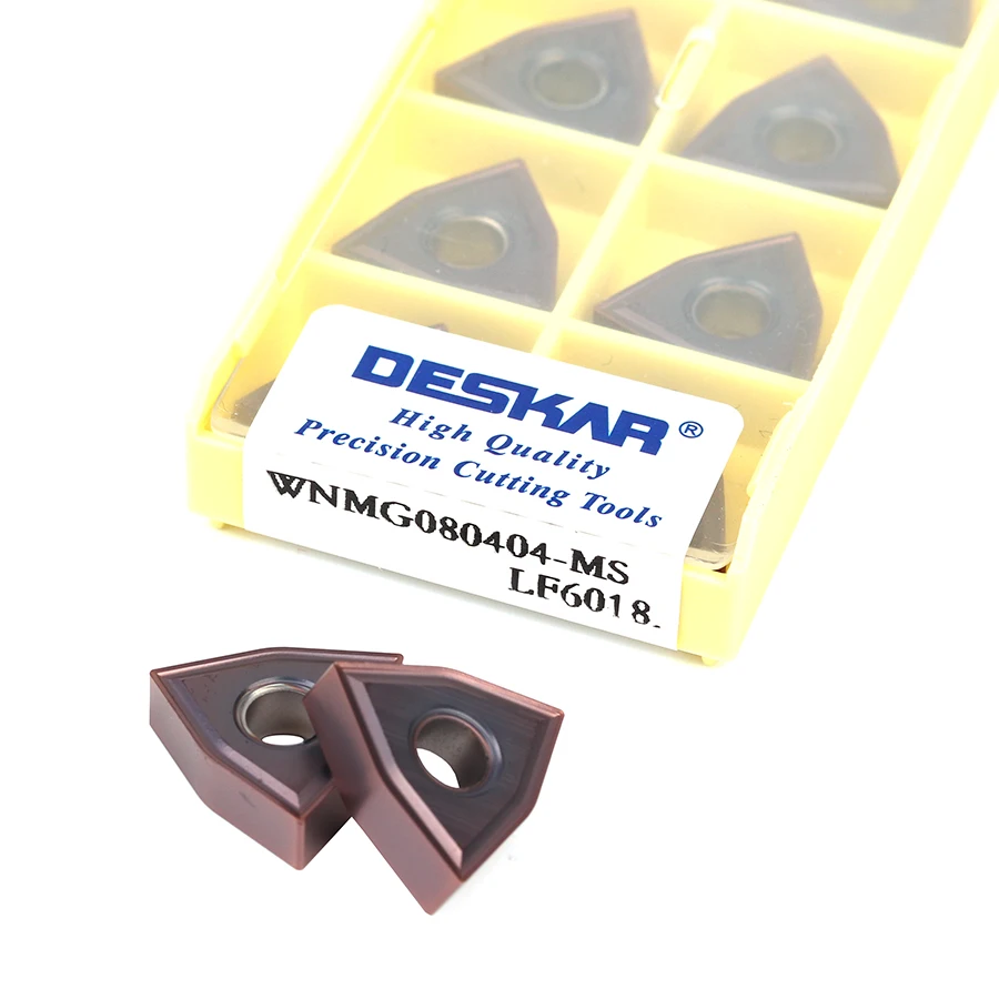 10pcs WNMG080404 MS HS LF6018 WNMG080408 MS HS LF6018 Peach-shaped carbide inserts CNC lathe tools High-quality cutting inserts 
10pcs WNMG080404 MS HS LF6018 WNMG080408 MS HS LF6018 Peach-shaped carbide inserts CNC lathe tools High-quality cutting inserts