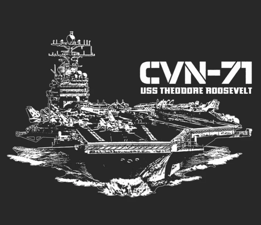USS Nimitz Class CVN-71 Theodore Roosevelt Aircraft Carrier T-Shirt. Summer Cotton Short Sleeve O-Neck Mens T Shirt New S-3XL
USS Nimitz Class CVN-71 Theodore Roosevelt Aircraft Carrier T-Shirt. Summer Cotton Short Sleeve O-Neck Mens T Shirt New S-3XL