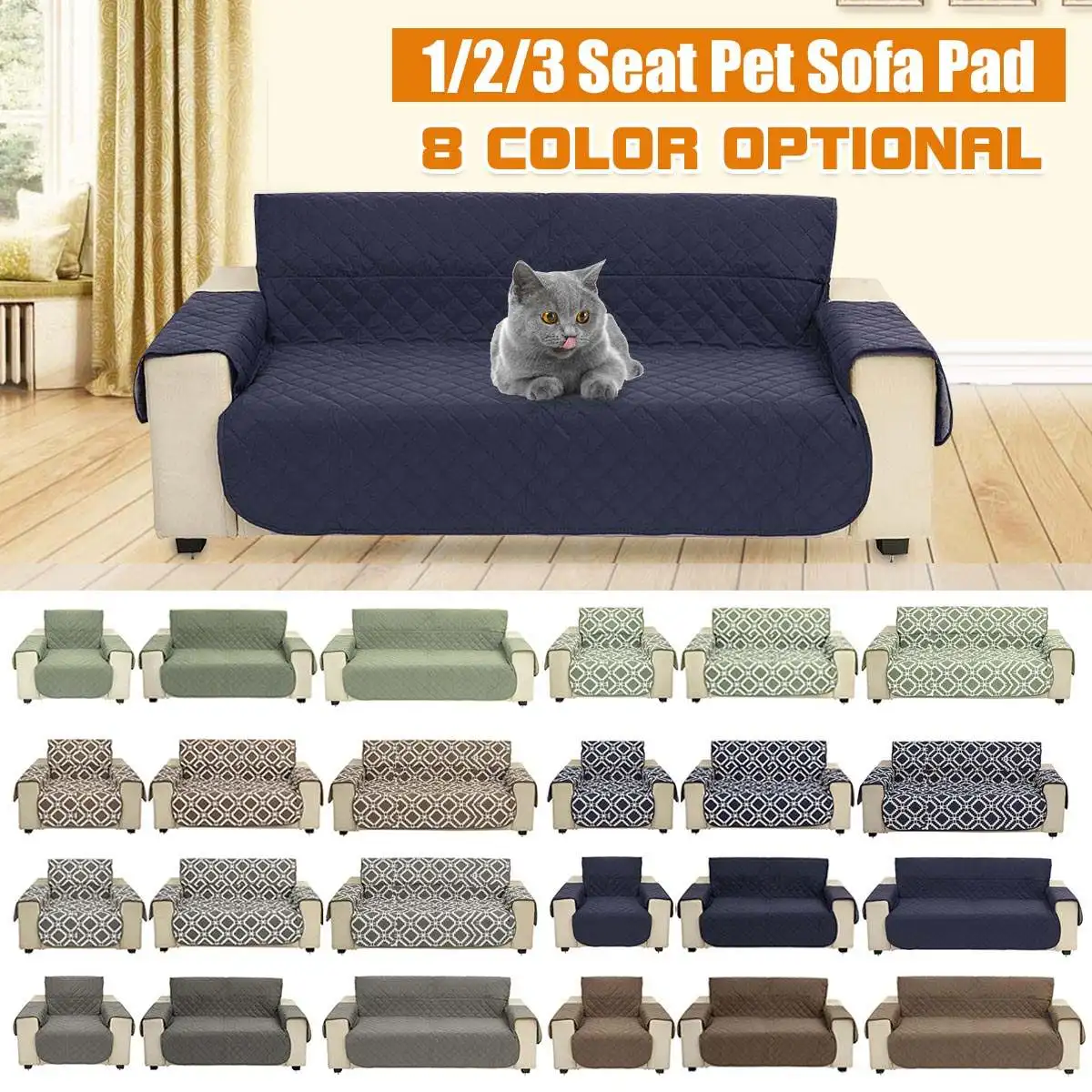 1/2/3 Seat Pet Dog Cat Sofa Mat Waterproof Anti-slip Couch Protective Cover Washable Removable Sofa Cushion Protector Case Cover
1/2/3 Seat Pet Dog Cat Sofa Mat Waterproof Anti-slip Couch Protective Cover Washable Removable Sofa Cushion Protector Case Cover