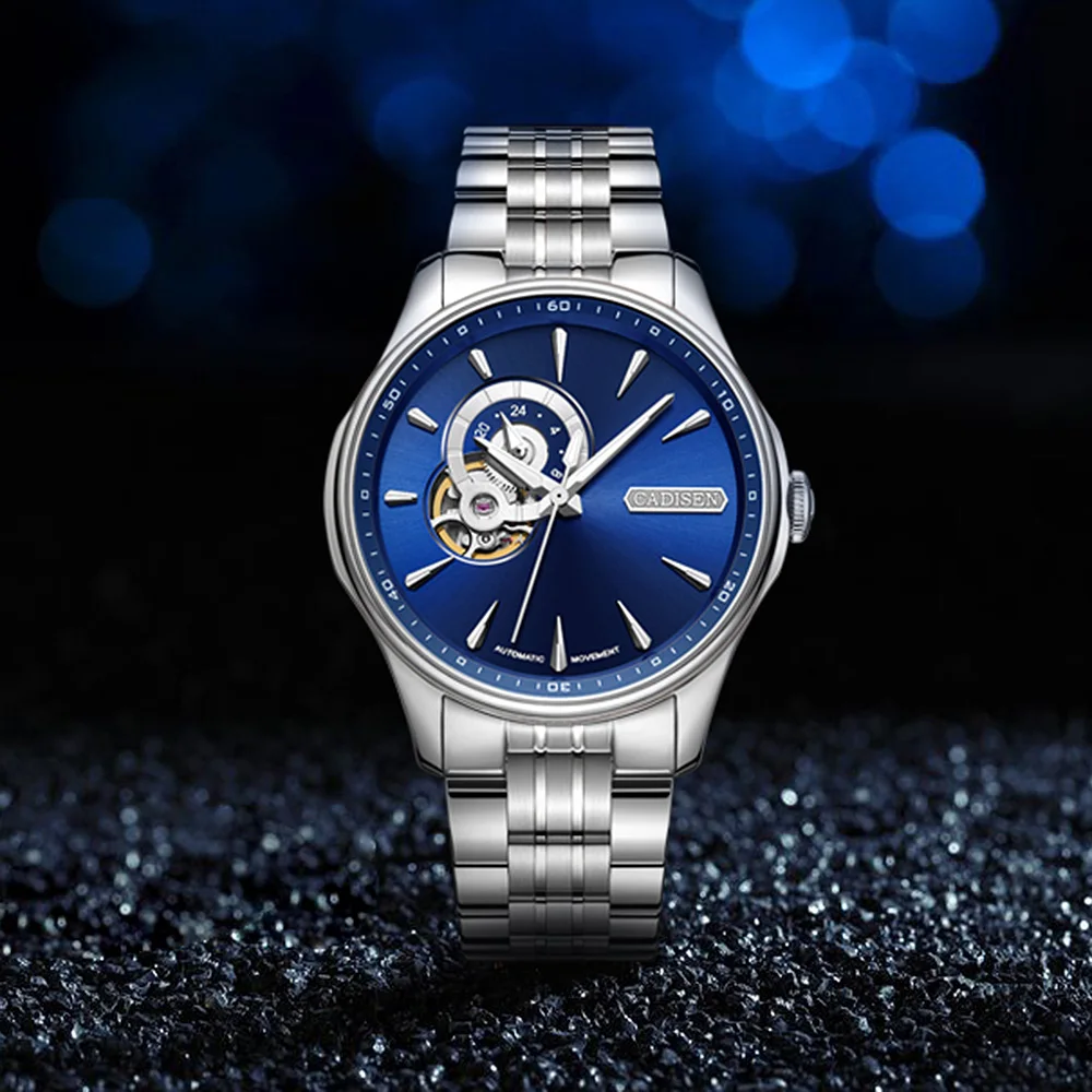 CADISEN watch Male mechanical automatic watch Japan NH39A brand luxury skeleton tourbillon watch waterproof sport watch
CADISEN watch Male mechanical automatic watch Japan NH39A brand luxury skeleton tourbillon watch waterproof sport watch