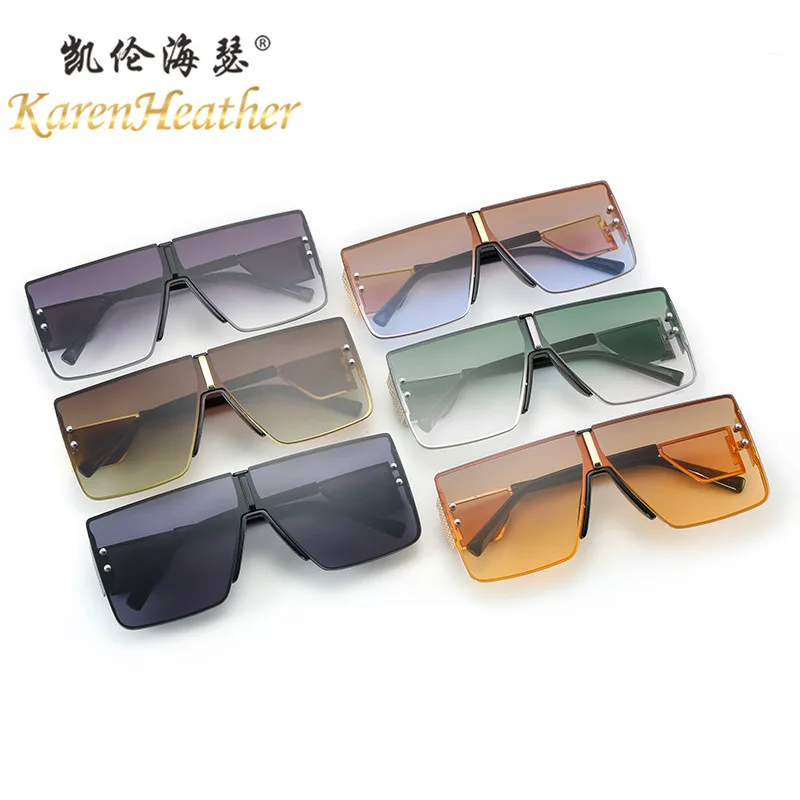 Fashion Square Flat Top Big Frame Eye Protection Sunglasses Brand Design Anti-ultraviolet UV400 Sunglasses for Adult,Women,Men
Fashion Square Flat Top Big Frame Eye Protection Sunglasses Brand Design Anti-ultraviolet UV400 Sunglasses for Adult,Women,Men