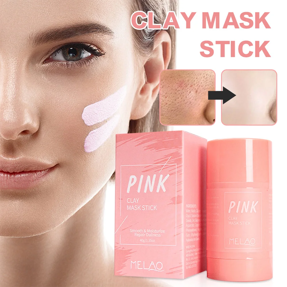 Pink Purifying Clay Stick Mask Face Moisturizes Oil Control Deep Clean Pore Blackhead Remover Acne Deep Cleansing TSLM1
Pink Purifying Clay Stick Mask Face Moisturizes Oil Control Deep Clean Pore Blackhead Remover Acne Deep Cleansing TSLM1