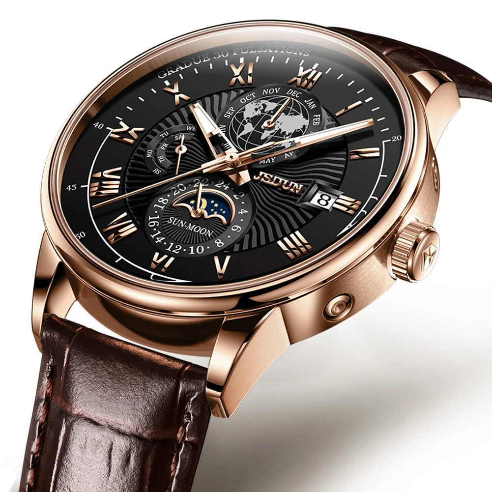 Men's Mechanical Watch Top Luxury Brand Multi-function Six Needle Automatic Watch Business Waterproof Men's Watch Male New 2021
Men's Mechanical Watch Top Luxury Brand Multi-function Six Needle Automatic Watch Business Waterproof Men's Watch Male New 2021