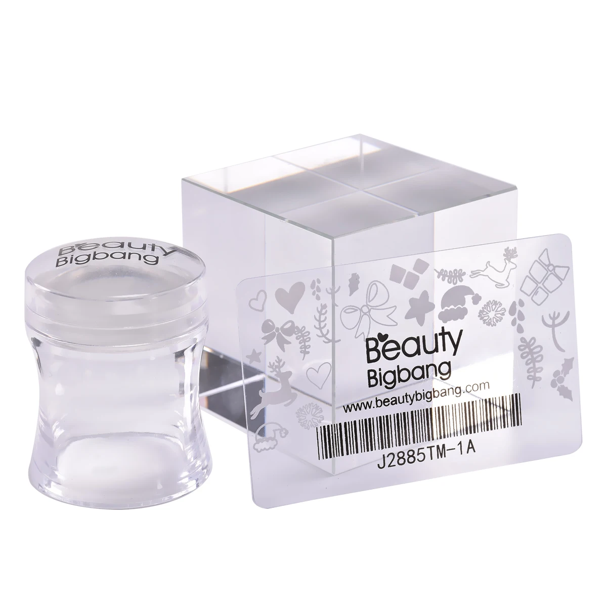 BeautyBigBang 1Set Silicone Nail Stamper Rectangle Jelly With Scraper Clear Handle Stamping Tool Manicure Nail Art Stamper Kit
BeautyBigBang 1Set Silicone Nail Stamper Rectangle Jelly With Scraper Clear Handle Stamping Tool Manicure Nail Art Stamper Kit