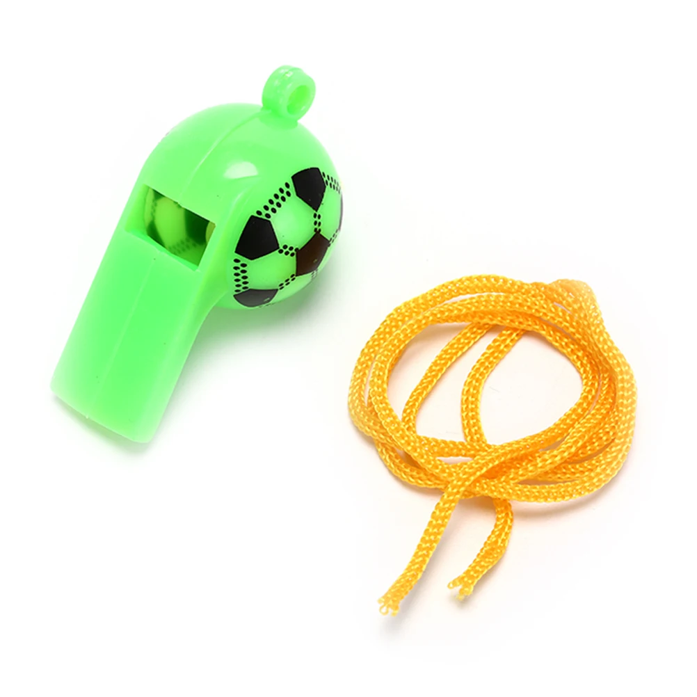 6pcs/lot Soccer Football Or Smiling Face Whistle Cheerleading Toys For Kids Children Plastic Whistles Toys With Ropes GYH
6pcs/lot Soccer Football Or Smiling Face Whistle Cheerleading Toys For Kids Children Plastic Whistles Toys With Ropes GYH