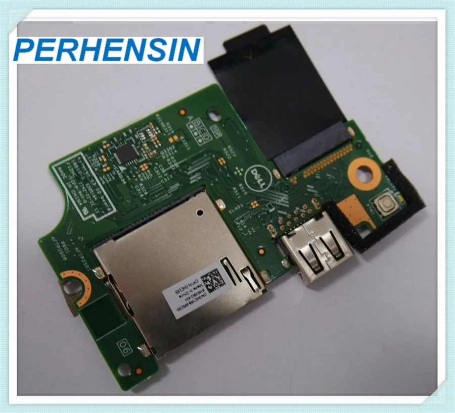 Оригинальный Для Dell OEM Inspiron 13 7370 7373 Кнопка питания USB SD кардридер IO монтажная плата