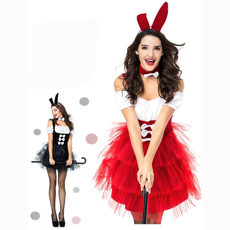 Woman Sexy Bunny Girl Fluffy Dress Costumes Cosplay For Hoween Party Maid Dress Uniform Outfit
Woman Sexy Bunny Girl Fluffy Dress Costumes Cosplay For Hoween Party Maid Dress Uniform Outfit