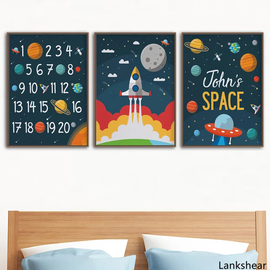 Creative Astronaut Alphabet Numbers Nursery Wall Art Canvas Painting Nordic Posters And Prints Wall Pictures Kids Room Decor 
Creative Astronaut Alphabet Numbers Nursery Wall Art Canvas Painting Nordic Posters And Prints Wall Pictures Kids Room Decor