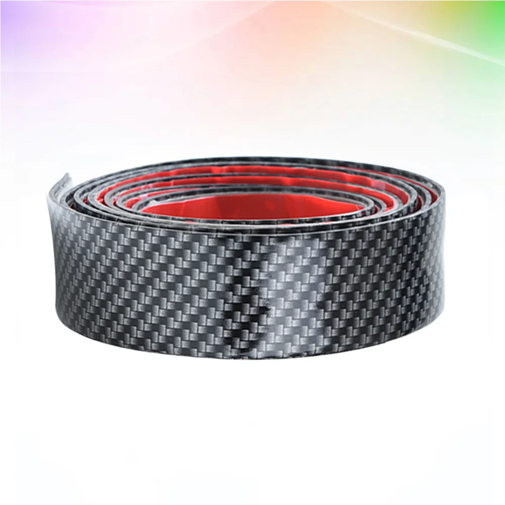 

4PCS 3CM x 3Meters Carbon Fiber Door Sill Bumper Strip Car Body Decorative Strip